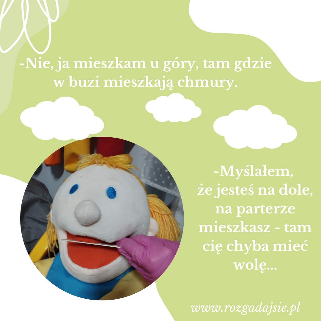 Prawidłowa pozycja spoczynkowa języka – plansza 2